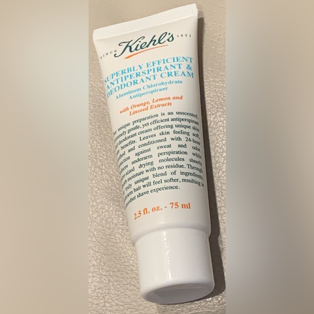 - New Kiehl's Superbly Efficient Anti-Perspirant and Deodorant 75 ml